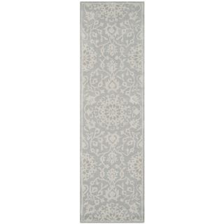 Safavieh Handmade Bella Grey/ Silver Wool Rug (23 X 6)