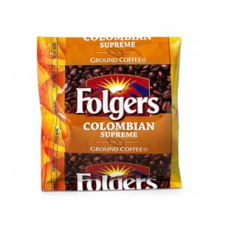 Folgers Colombian Ultra Roast Coffee, Regular, .9 oz, 150/CT