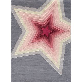Hand tufted Momeni Lil Mo Hipster Superstar Rug (5 X 7)