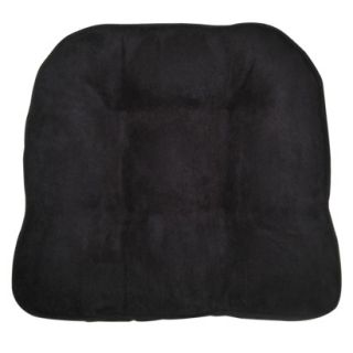 Threshold Suede Chairpad   Black