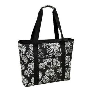 Picnic At Ascot Large Insulated Cooler Tote Night Bloom