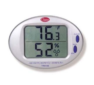 Cooper Instrument Minimum & Maximum Thermometer Hygrometer, 32 To 122 Degrees F