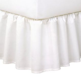 Ruffled 14 Bedskirt   White (Full)