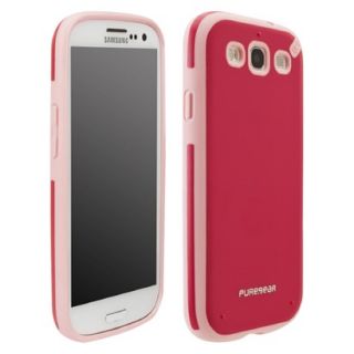 PureGear Shell Cell Phone Case for Samsung Galaxy SIII   Red/Pink (39447TGW)
