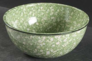 Stangl Town & Country Green 8 Round Vegetable Bowl, Fine China Dinnerware   Gre