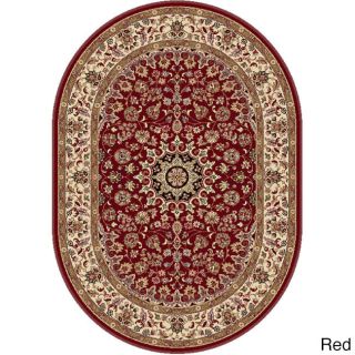 Rhythm 105390 Transitional Area Rug (5 3 X 7 3 Oval) (Varies based on option selectedSecondary Colors Beige, black, green, blueShape OvalTip We recommend the use of a non skid pad to keep the rug in place on smooth surfaces.All rug sizes are approximat