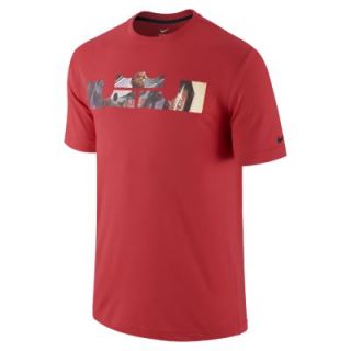 LeBron Logo Mens T Shirt   Light Crimson