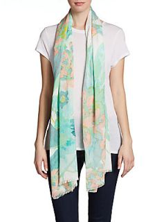 Floral Print Scarf   Clearwater