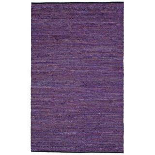 Purple Matador Hand woven Leather Rug (8 X 10)