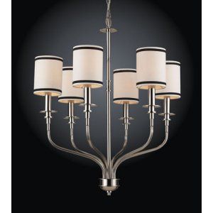 Elk Lighting ELK 1625 6 TRIBECA 6 LIGHT CHANDELIER