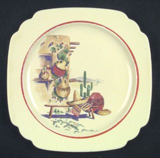 Homer Laughlin  Hacienda Dinner Plate, Fine China Dinnerware   Century Shape, Re