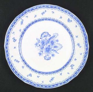 Arabia of Finland Finn Flower Blue (White Backgound) Dinner Plate, Fine China Di