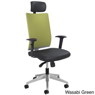 Safco Tez Manager Chair/ Headrest (Black, calypso blue, tabasco red, wasabi greenWeight capacity 250 pounds Dimensions 44 to 47.5 inches high x 25.5 inches wide x 25.5 inches deep Seat dimensions 19.25 inches wide x 18.5 inches deep )