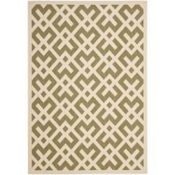 Poolside Green/ Bone Indoor Outdoor Rug (4 X 57)