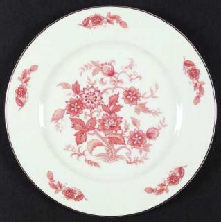 Mikasa Deauville Dinner Plate, Fine China Dinnerware   Orange Flowers Rim&Center