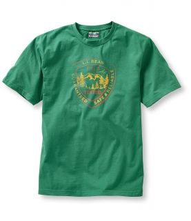 Carefree Unshrinkable Tee, Traditional Fit Badge