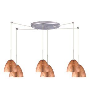 Besa Lighting BEL 6BC 7572CF SN Sasha II Pendant