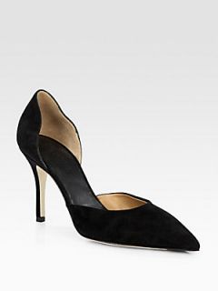 Vince Celeste Suede dOrsay Pumps   Black