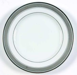 Fitz & Floyd Highland Park Bread & Butter Plate, Fine China Dinnerware   Ribbed