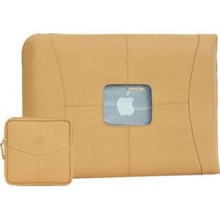 Maccase 11in Premium Leather Macbook Air Sleeve Tan