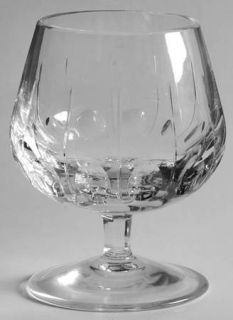 Josair Diana Clear Brandy Glass   Clear, Cut