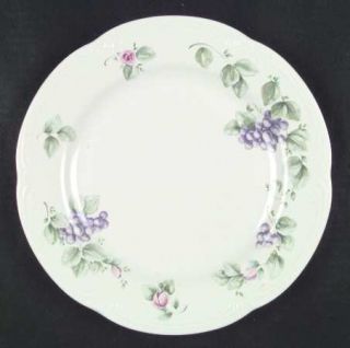 Pfaltzgraff Grapevine Dinner Plate, Fine China Dinnerware   Stoneware,Purple Gra