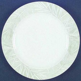 Pfaltzgraff Aspen Dinner Plate, Fine China Dinnerware   Arborwood,Green&White Le