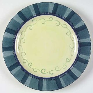 Pfaltzgraff Verona Dinner Plate, Fine China Dinnerware   Floral,Stripes,Scrolls,