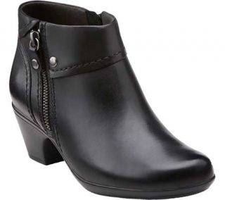 Womens Clarks Ingalls Thames   Black Leather Boots