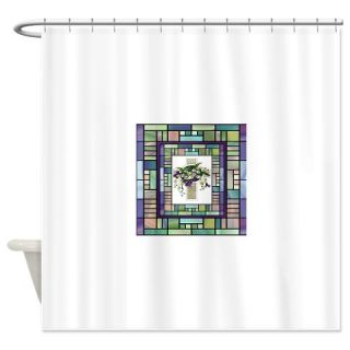  Stained Glass Cross Shower Curtain  Use code FREECART at Checkout