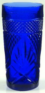 Cristal DArques Durand Antique Sapphire Blue Cooler   Pressed Cut, Sapphire Blu