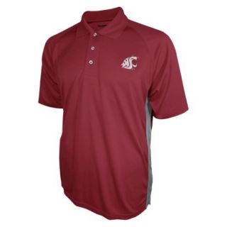 NCAA RED MENS 3BTN POLO WASH ST   S