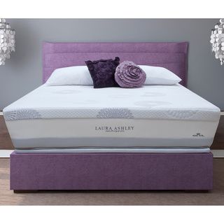 Laura Ashley Blossom Firm Super Size Full size Mattress And Foundation Set (FullSet includes Mattress and foundationSupport Contour plus encasing coil system   638 individually encased coils (queen coil density) reduce motion transfer to eliminate partn