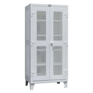 Strong Hold See Through Ventilated Cabinet   36Wx24Dx48H   Blue
