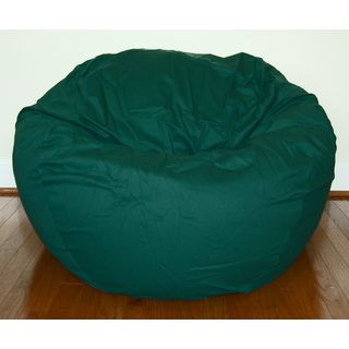 Dark Green Cotton Twill 36 inch Washable Bean Bag Chair (Dark greenFill Reground polystyrene (styrofoam) piecesClosure ZipperRemovable/washable cover YesCare instructions Machine wash cold, line dry or dry on low setting with zipper closedWeight 10Di