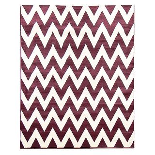 Sculpture 260 Burgundy Area Rug (5 X 7)