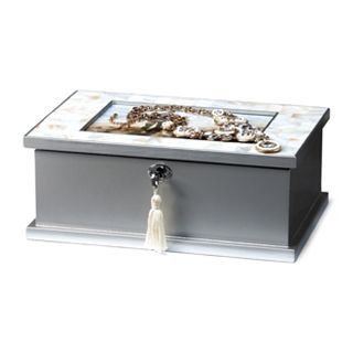 Silver Shell Jewelry Box