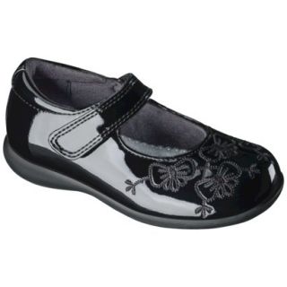 Toddler Girls Rachel Shoes Shana Patent Mary Jane Shoe   Black 10.5