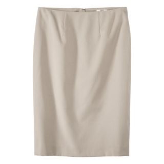 Merona Womens Twill Pencil Skirt   Vintage Khaki   4