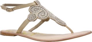 Womens J. Renee Glint   Natural/Gold Nappa/Beaded Ornamented Shoes