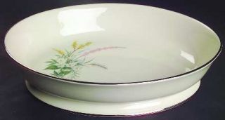 Flintridge True Love No Color Band (Rim) 9 Oval Vegetable Bowl, Fine China Dinn