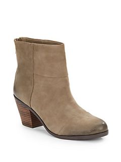 Sandy Leather Ankle Boots   Tan