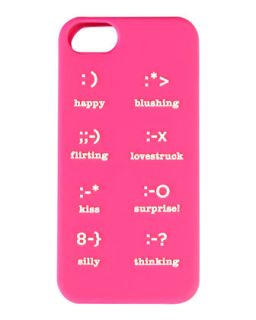emoticons iphone 5 case, pink   kate spade new york