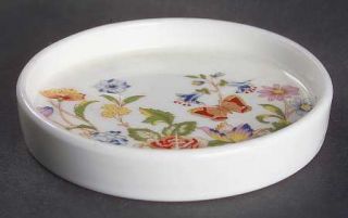 John Aynsley Cottage Garden  Coaster, Fine China Dinnerware   Butterfly & Flower