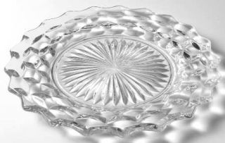 Fostoria American Clear (Stem #2056) Dinner Plate   Stem #2056,Clear,Also Early