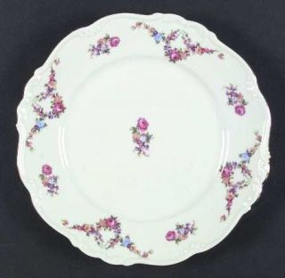 Edelstein 15620 Dinner Plate, Fine China Dinnerware   Maria Theresia,Floral Bord