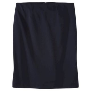 Merona Womens Plus Size Classic Pencil Skirt   Blue 16W