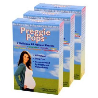 Three Lollies Preggie Pops Variety for Morning Sickness Relief (3 Pack)