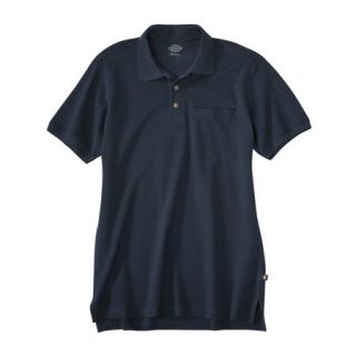 Dickies Mens Relaxed Fit Mini Pique Polo   Dark Navy M