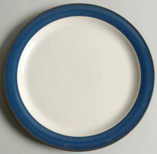 Denby Langley Boston Salad Plate, Fine China Dinnerware   Dark Blue Border W/ Br